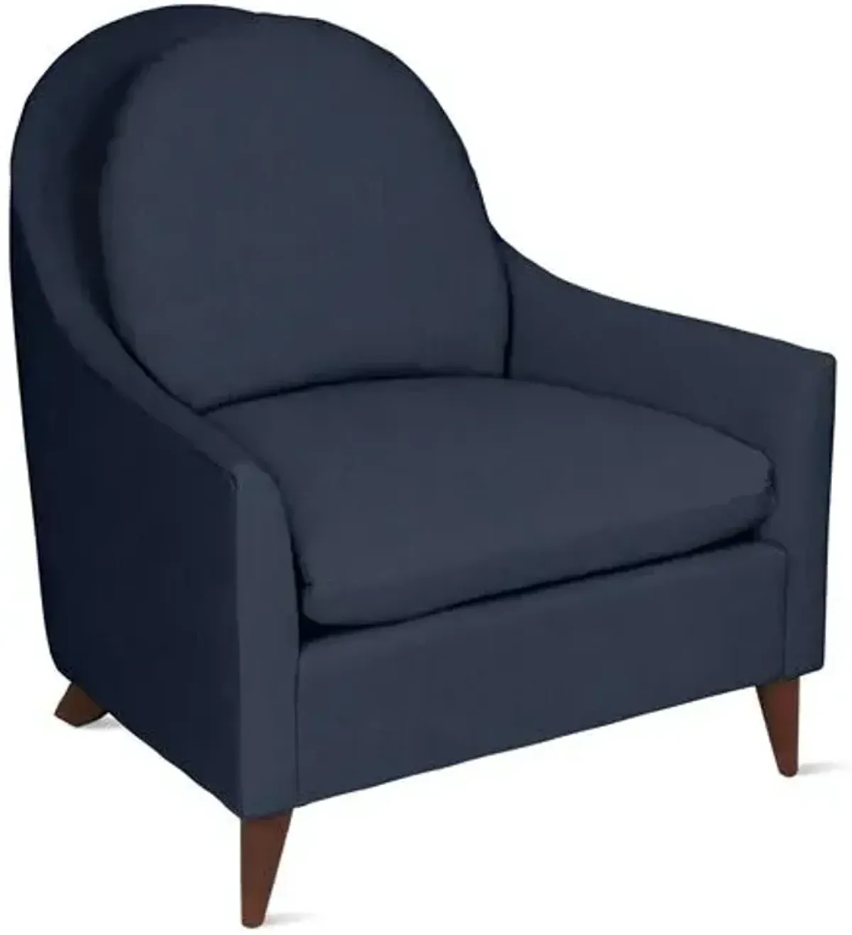 Kim Salmela - Lowell Linen Chair - Blue