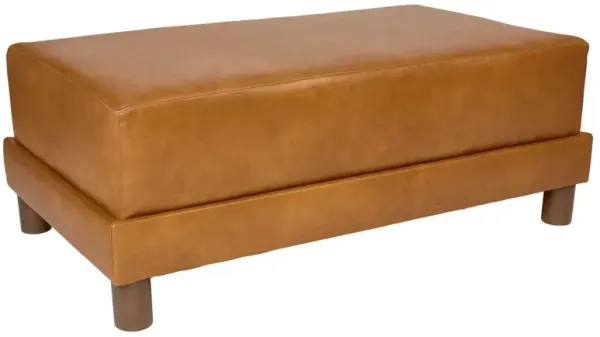 Cutler Leather Ottoman