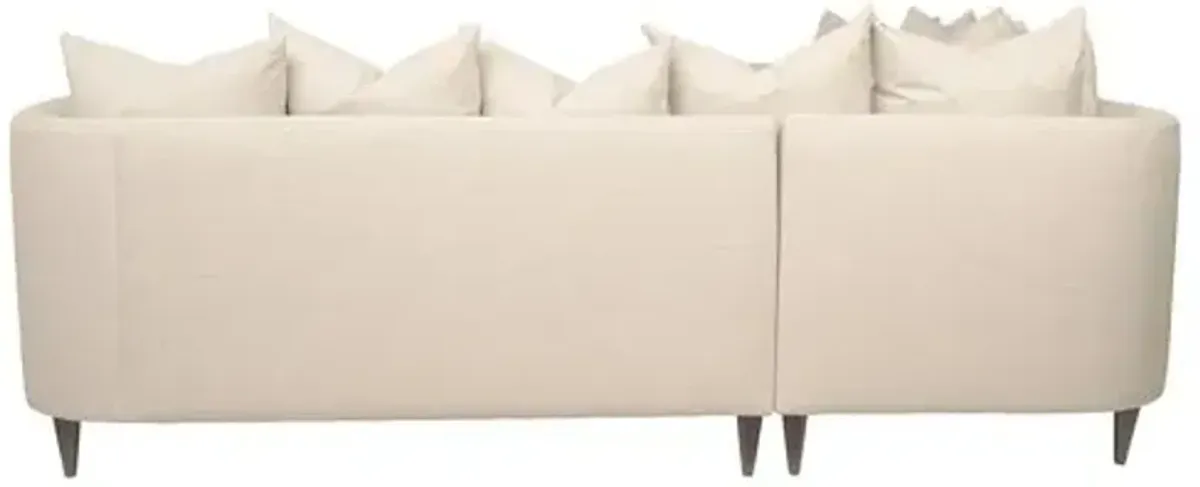 Kim Salmela - Laguna Linen Sectional - Beige