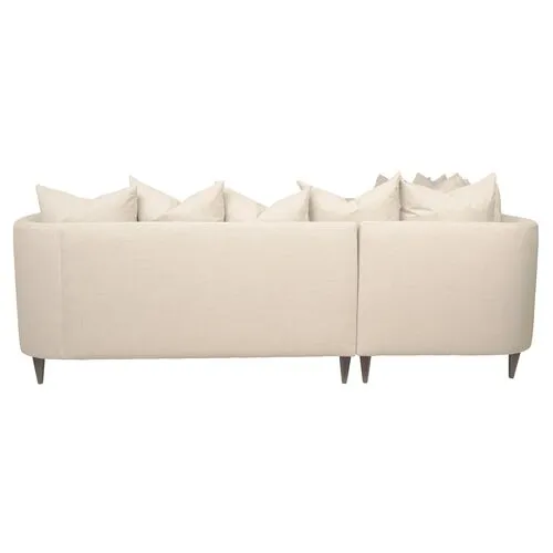 Kim Salmela - Laguna Linen Sectional - Beige