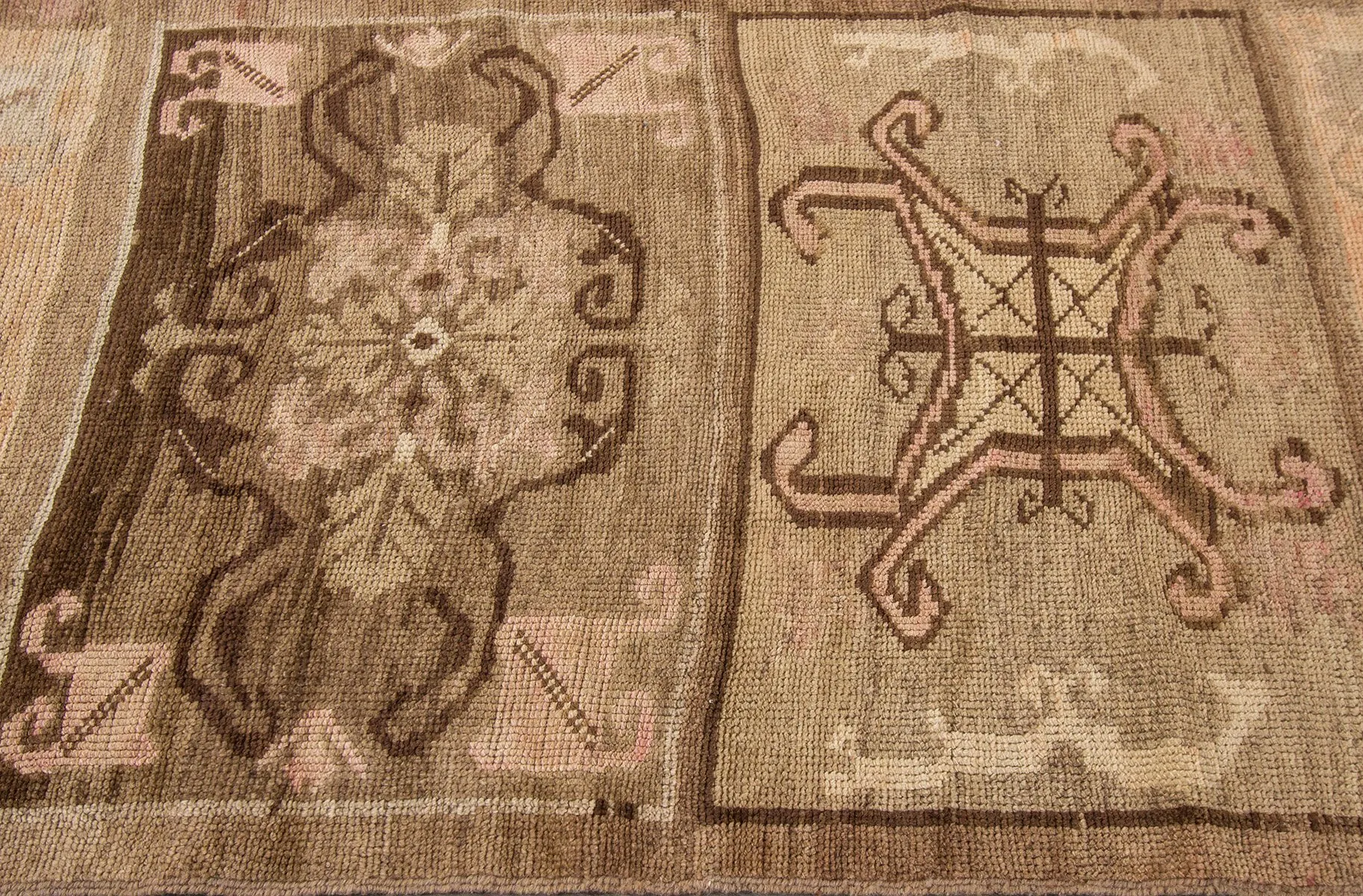 Vintage Turkish Anatolian Wool Runner - Apadana - Brown