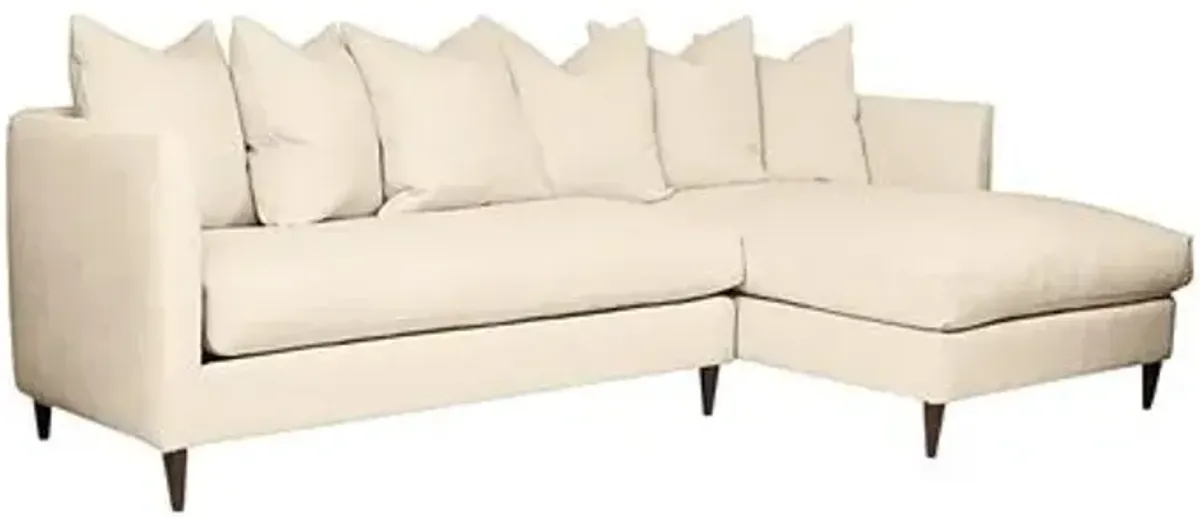 Kim Salmela - Laguna Linen RF Sectional - Beige