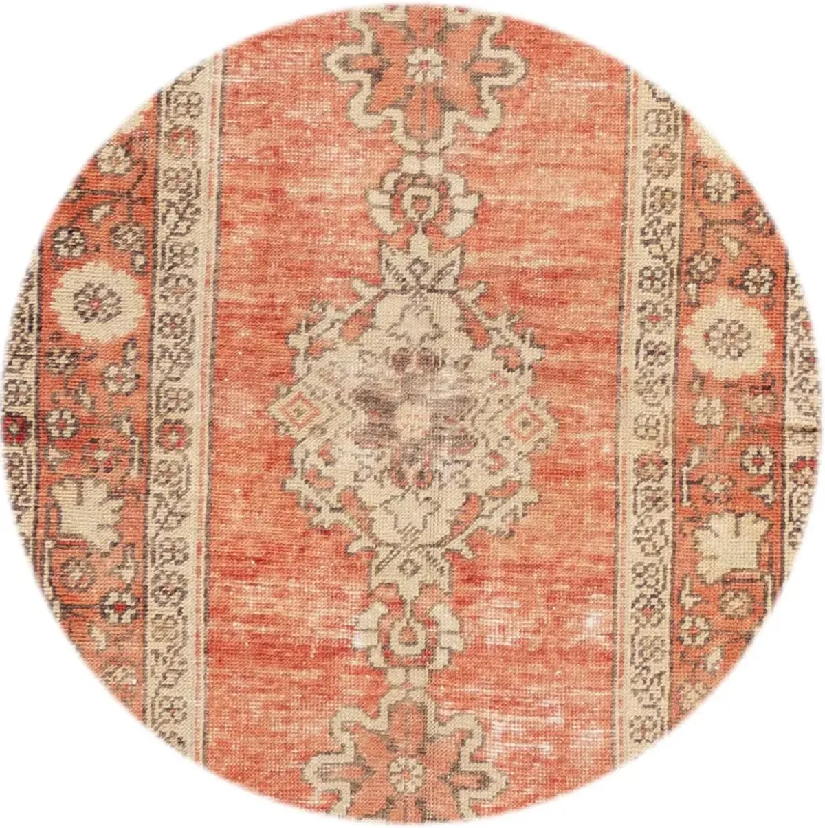 Early 20th Century Anatolian Wool Runner - Apadana - Orange