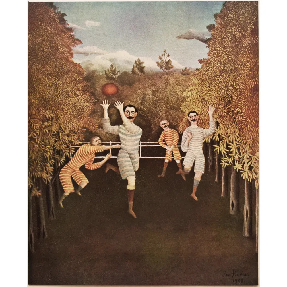 Henri Rousseau - The Football Players - Brown