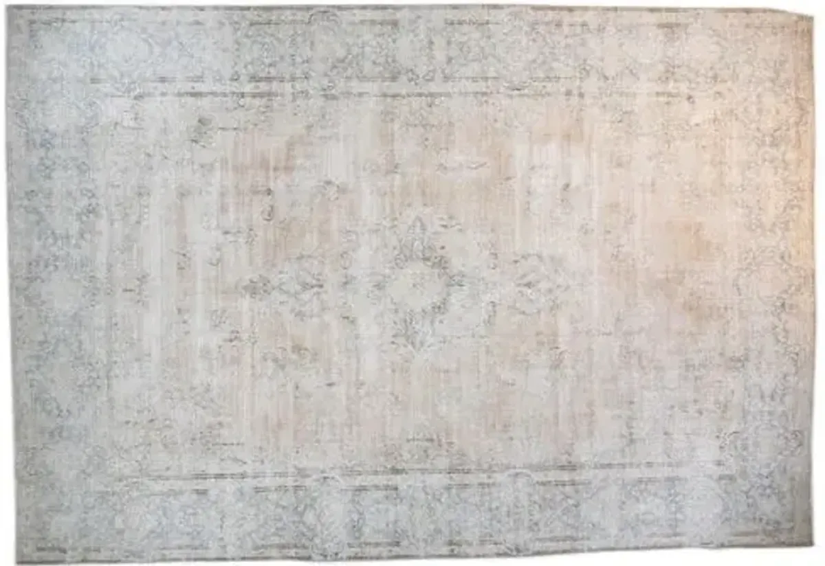 10'x14' Drake Rug - Taupe/Blue - F.J. Kashanian - Blue