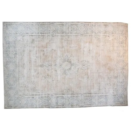 10'x14' Drake Rug - Taupe/Blue - F.J. Kashanian - Blue