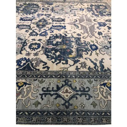 8'x10' Leah Rug - Ivorylight Blue - F.J. Kashanian - Blue