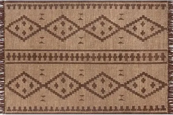 Tugart Dagana Handwoven Rug - Natural - Beige - Beige