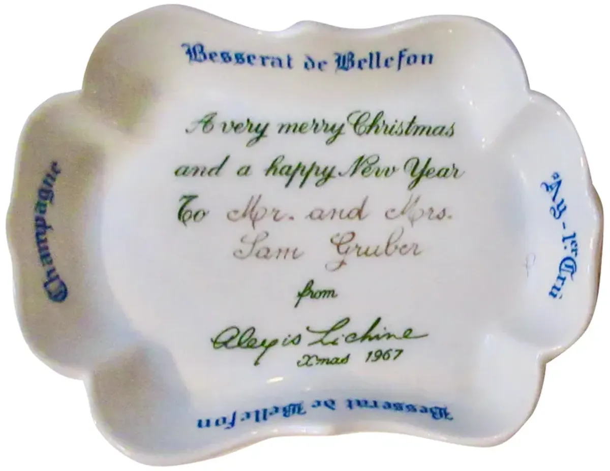 French Champagne Tray - 1967 - The Emporium Ltd. - White