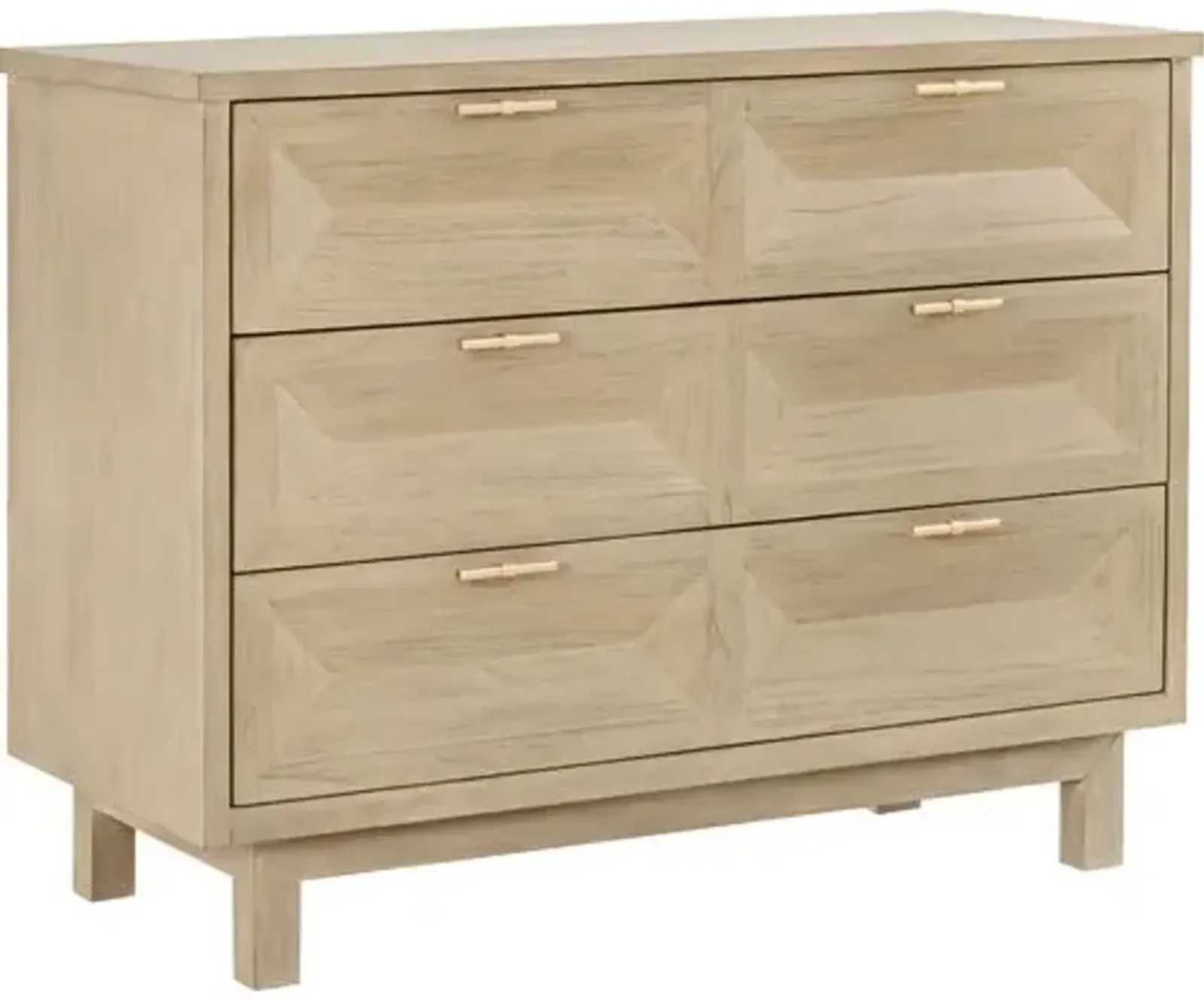 Chambers 3-Drawer Chest - Beach - Brownstone Furniture - Beige