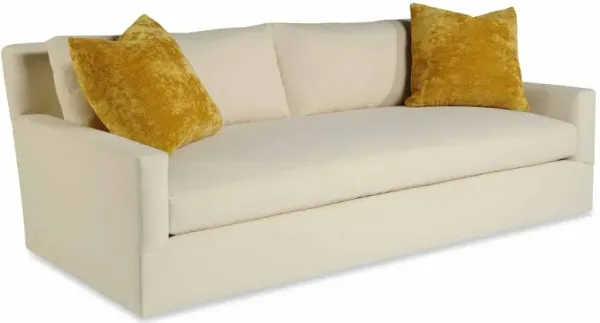 Gentleman Sofa, White Linen