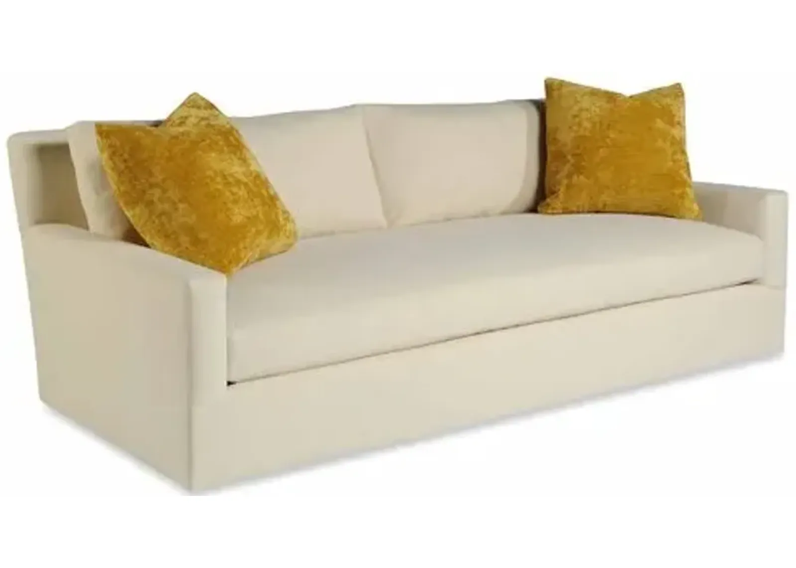 Lauren Liess - Gentleman Sofa - White Linen