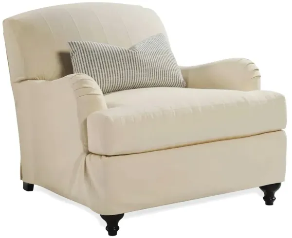 Libellus Slipcovered Chair, Off-White