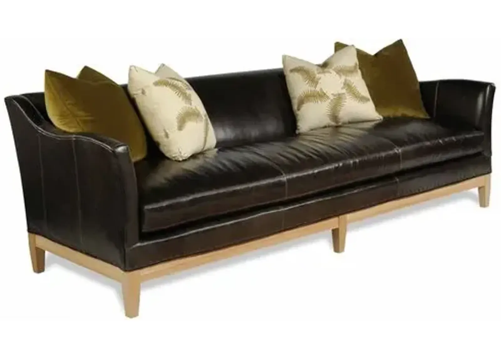 Lauren Liess - Paradigm Leather Sofa - Dark Brown