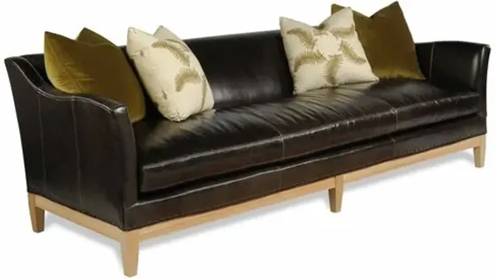 Lauren Liess - Paradigm Leather Sofa - Dark Brown