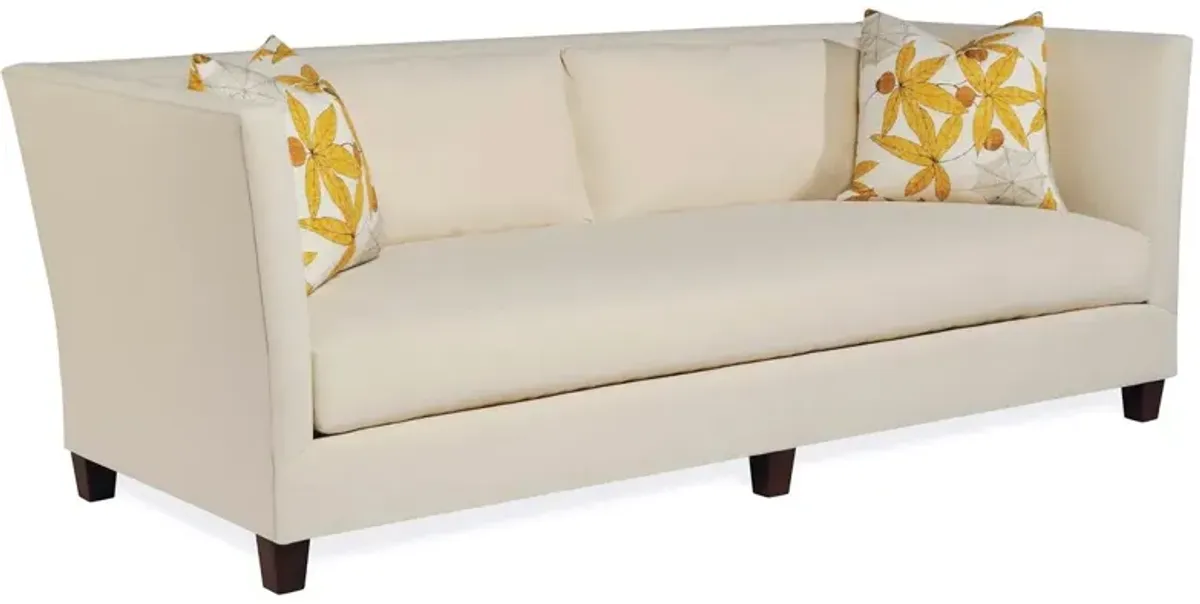 Shelter Sofa, Off-White Performance Cotton