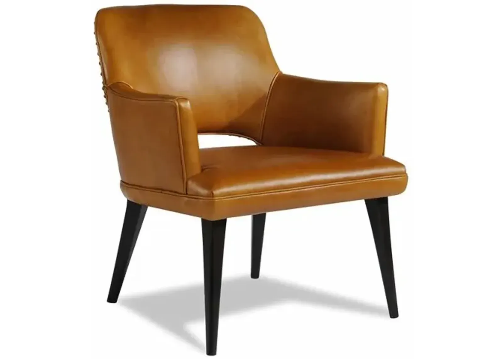 Lauren Liess - Theory Leather Chair - Brown