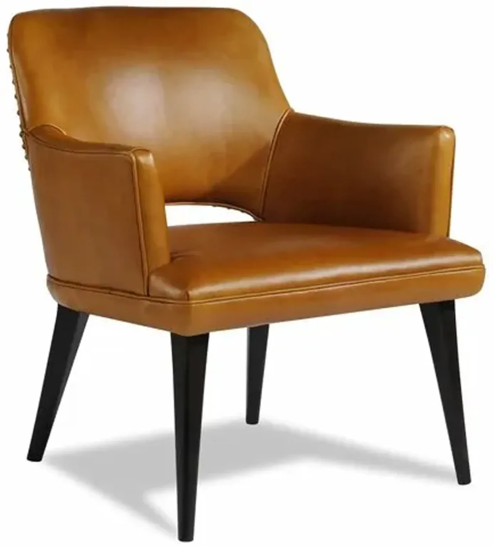 Lauren Liess - Theory Leather Chair - Brown