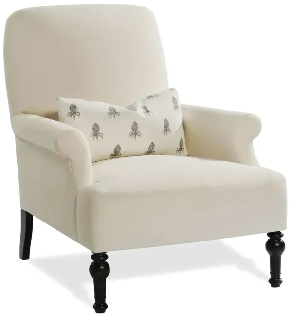 Thinking Chair, Off-White Performance Cotton