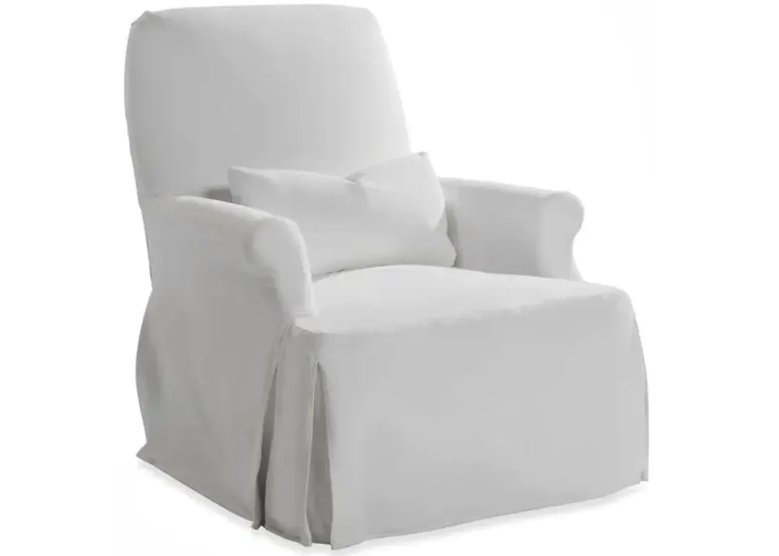 Lauren Liess - Thinking Slipcovered Chair - Optic White