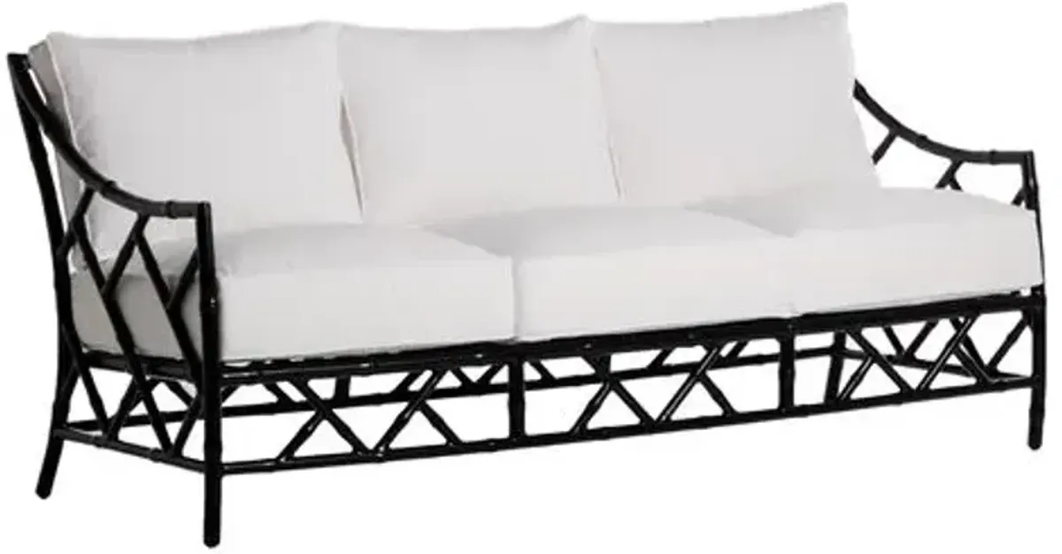 Kit Outdoor Sofa - Black/White