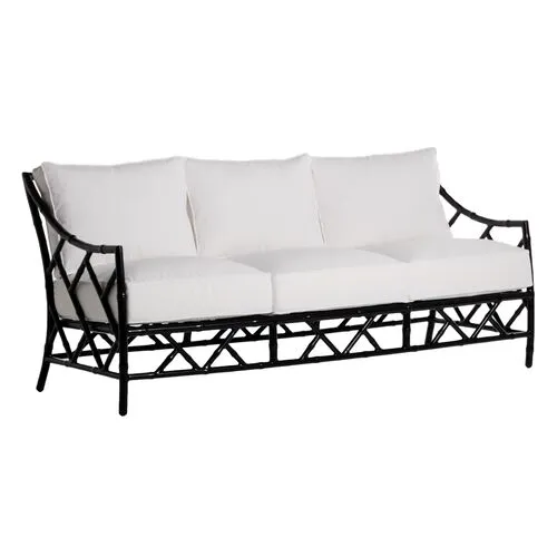 Kit Outdoor Sofa - Black/White