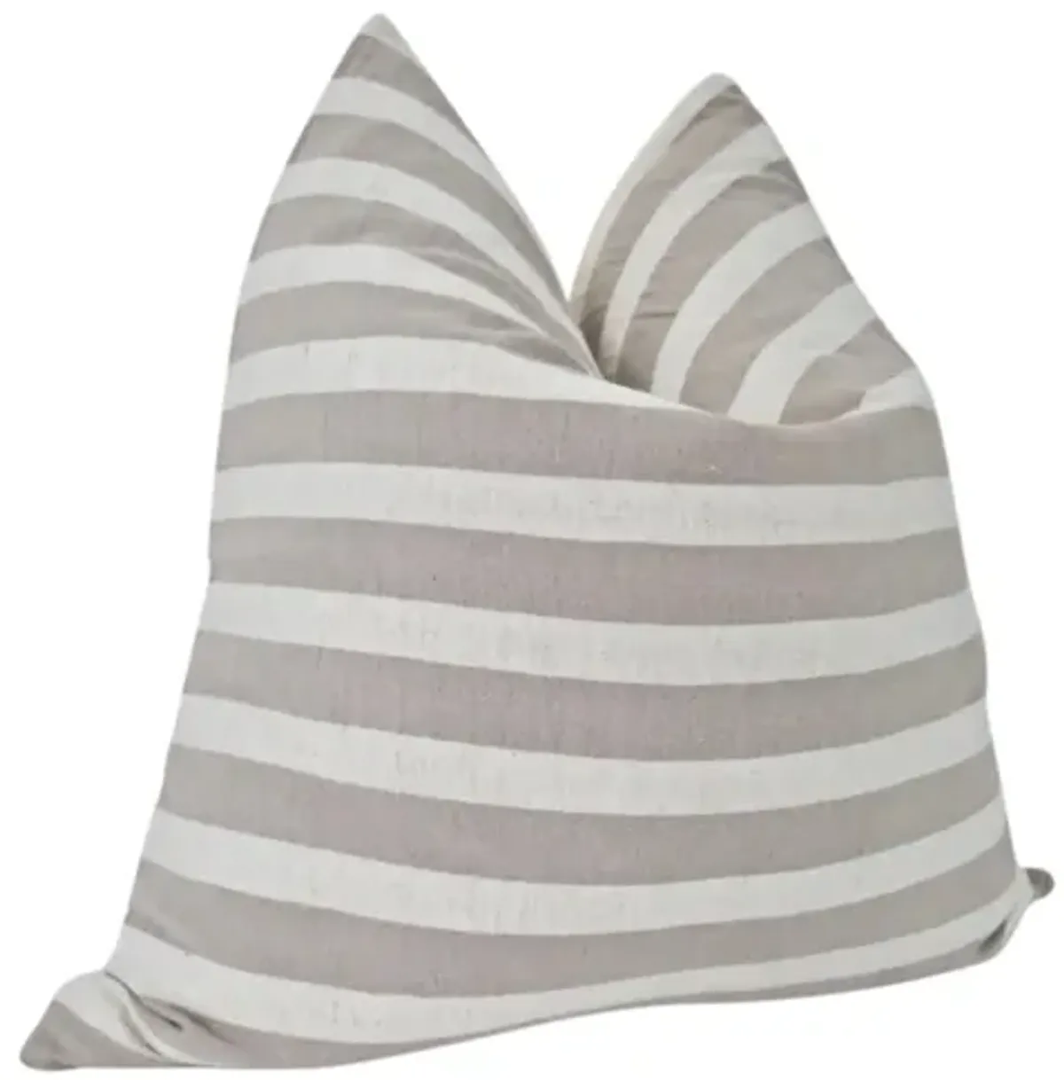 Organic Washed Cotton Stripe Pillow