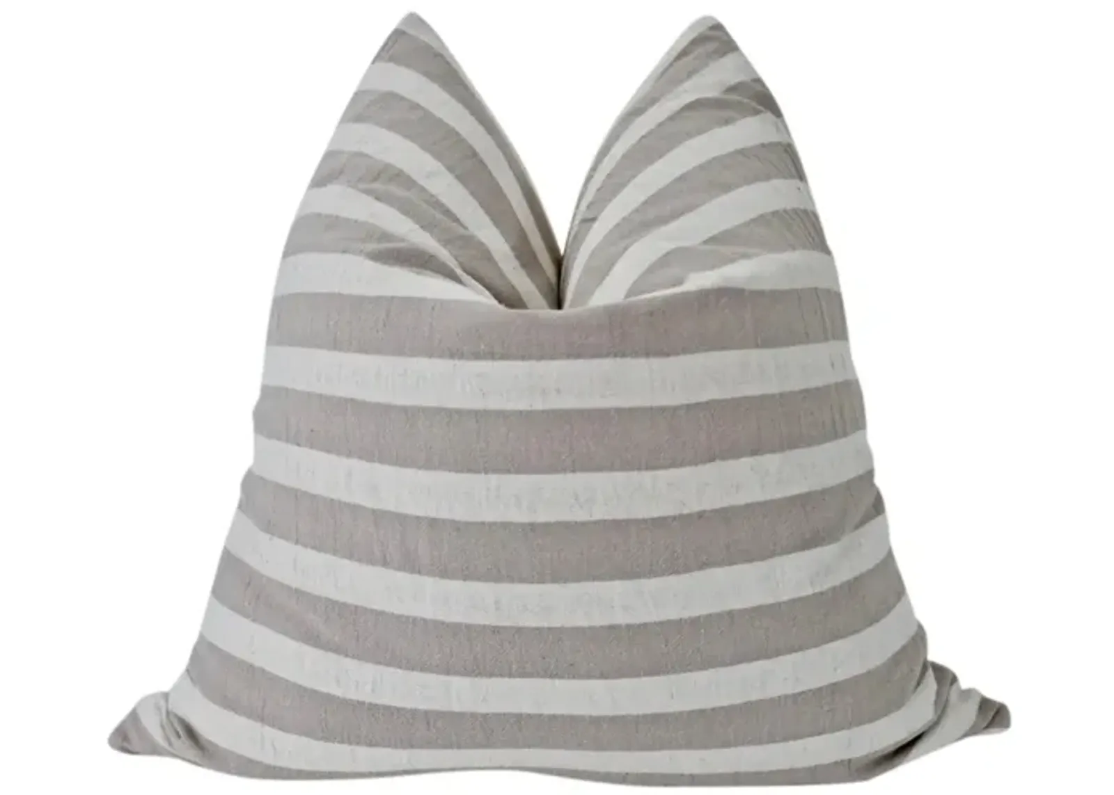 Organic Washed Cotton Stripe Pillow