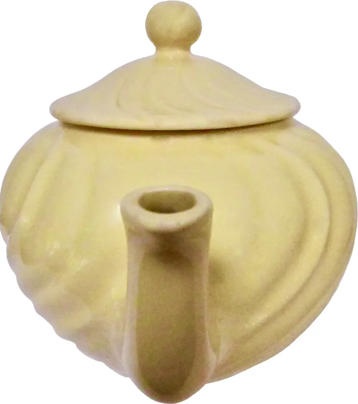 Gladding McBean Swirl Tea Pot - The Emporium Ltd. - Yellow