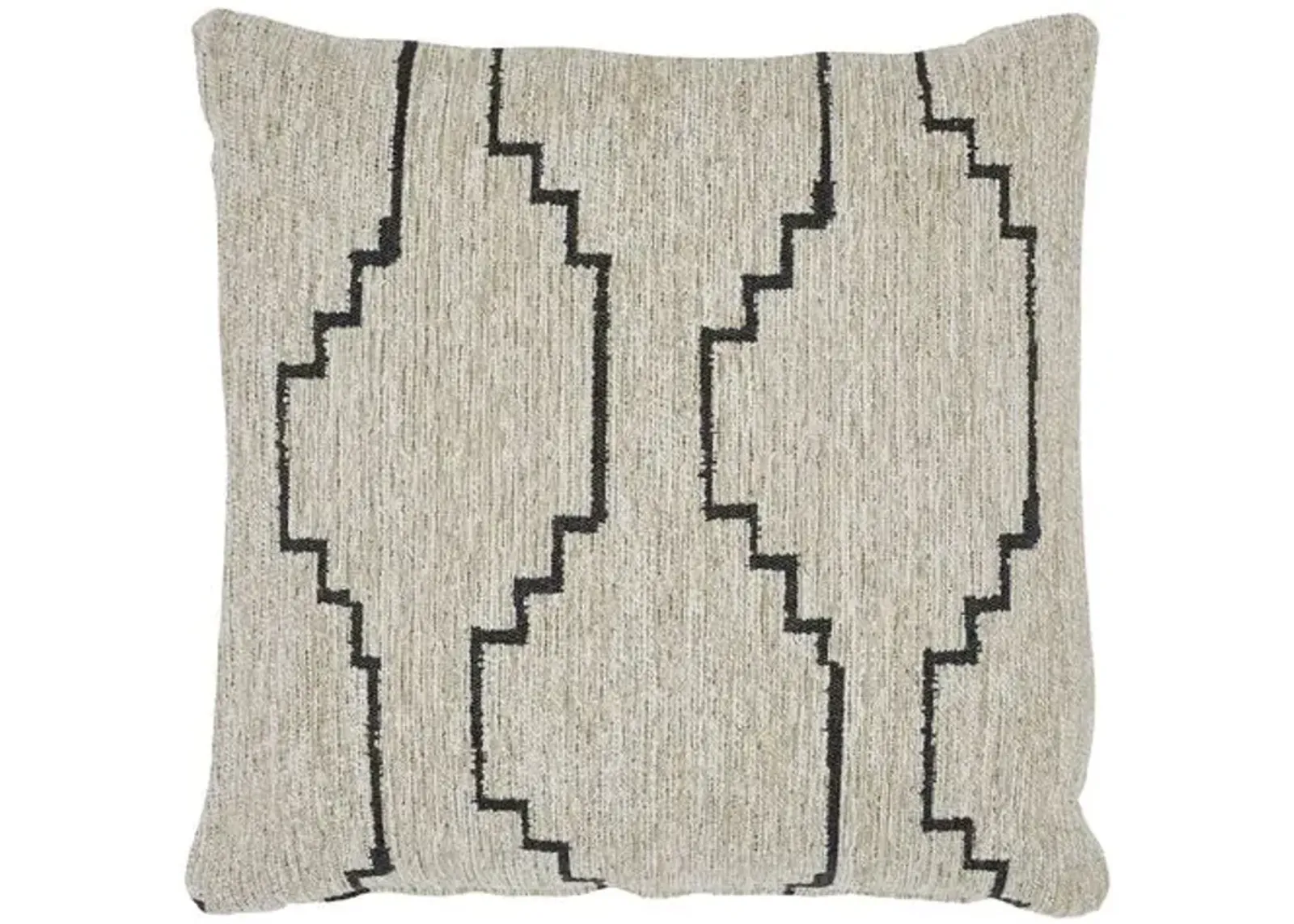 Tate 20x20 Pillow - Gray/Black - Kim Salmela