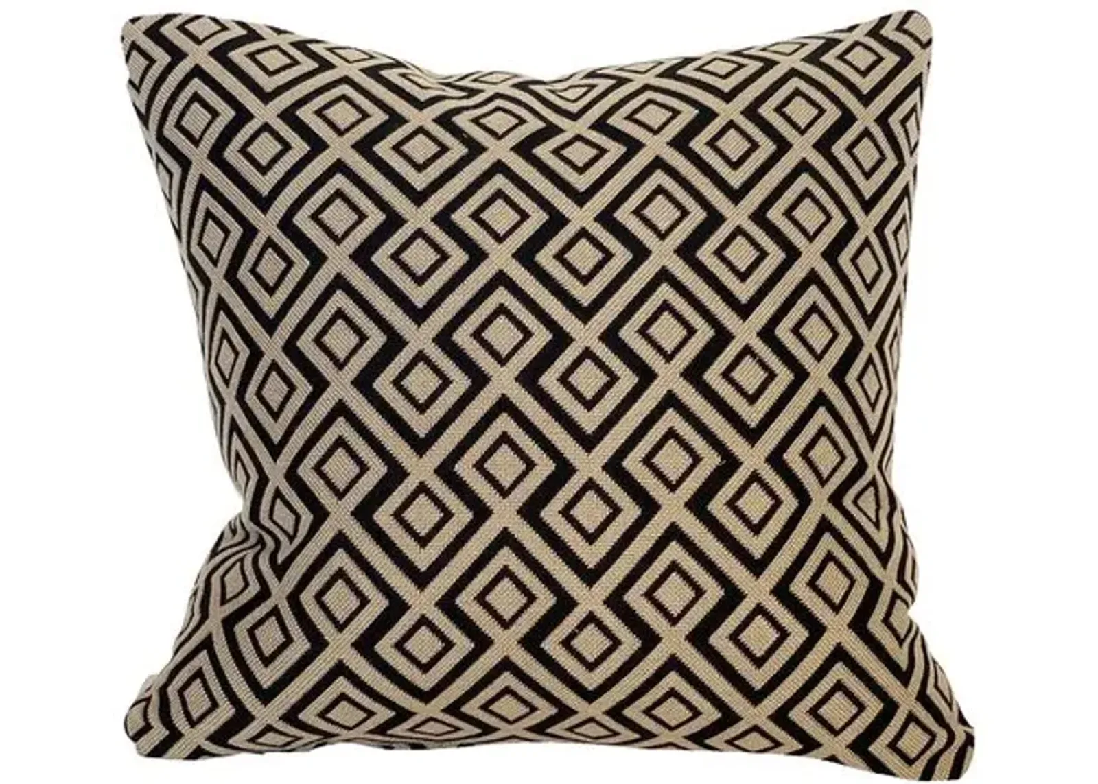 Everly 20x20 Pillow - Black/Tan - Kim Salmela