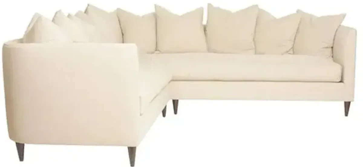 Kim Salmela - Laguna Linen LF Sectional - Beige