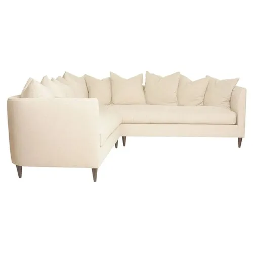 Kim Salmela - Laguna Linen LF Sectional - Beige