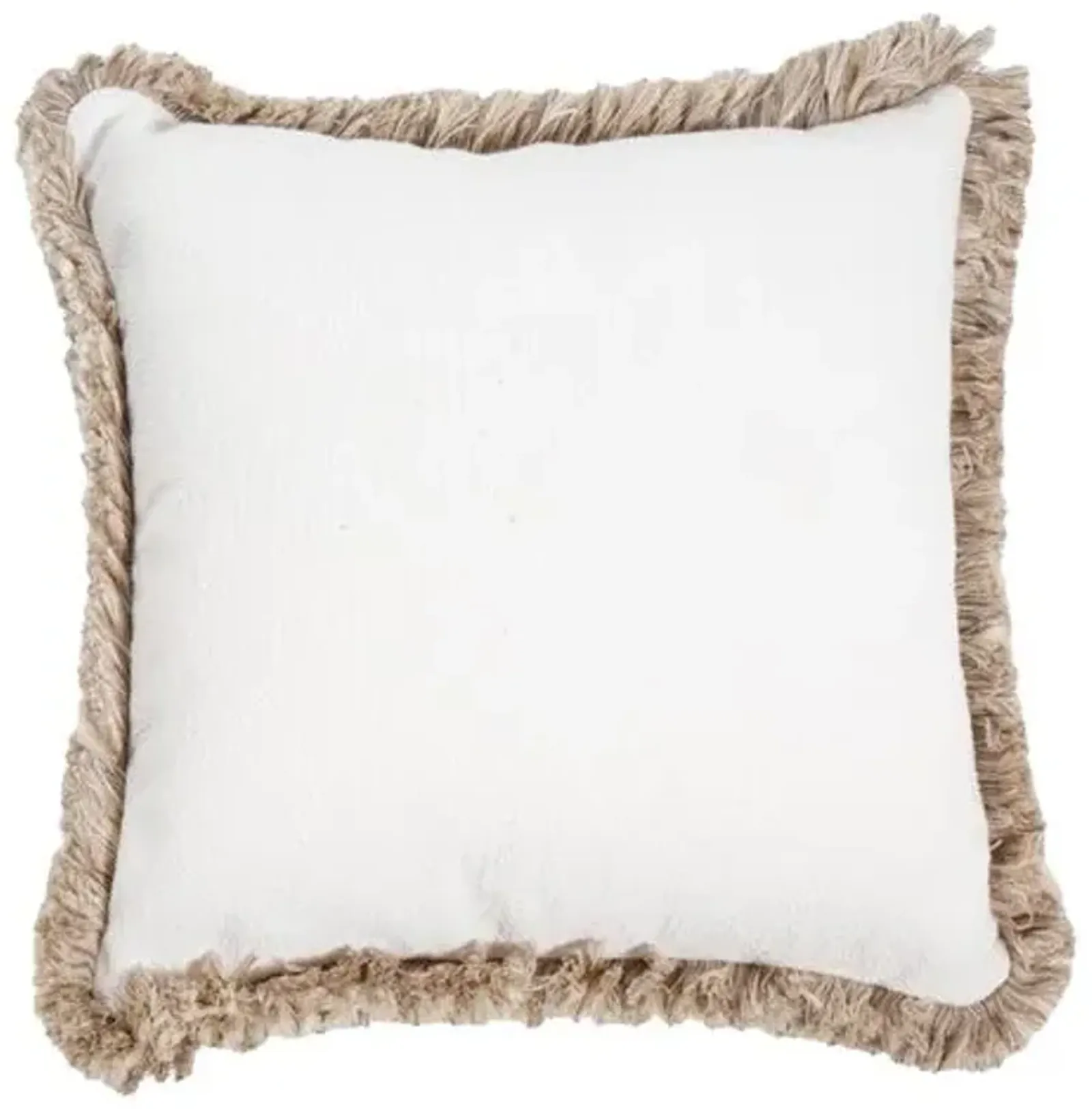 Emilia Outdoor Pillow - White/Almond