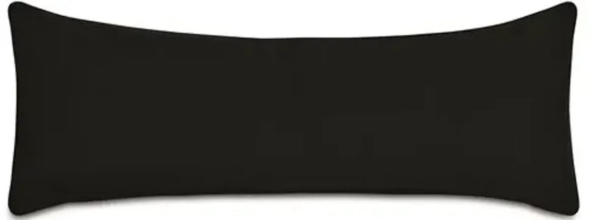 Kala Lumbar Outdoor Pillow - Black Palm