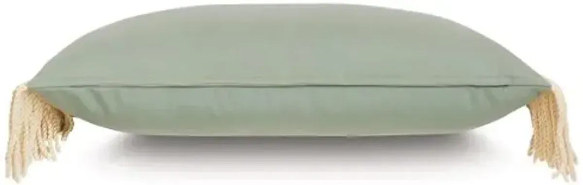 Bondi Lumbar Outdoor Pillow - Celdaon/Sand