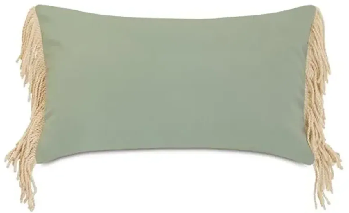 Bondi Lumbar Outdoor Pillow - Celdaon/Sand