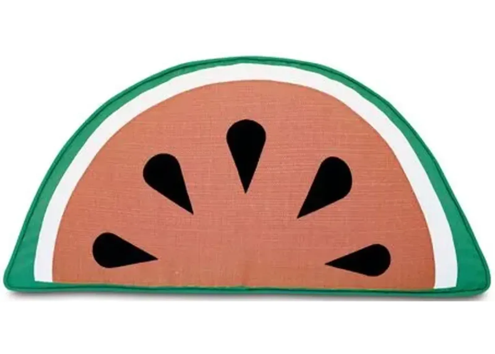 Island Watermelon Outdoor Pillow - Papaya/Jade