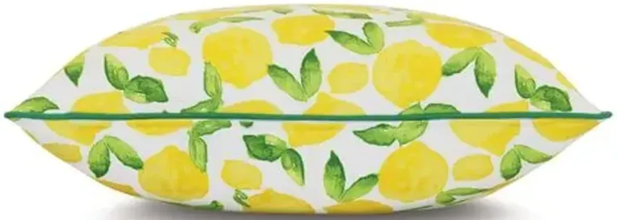 Benita Outdoor Pillow - Lemons