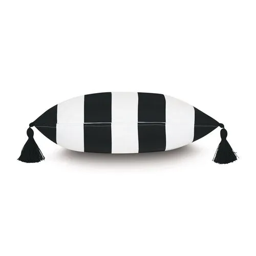 Kubo Outdoor Pillow - Black/White