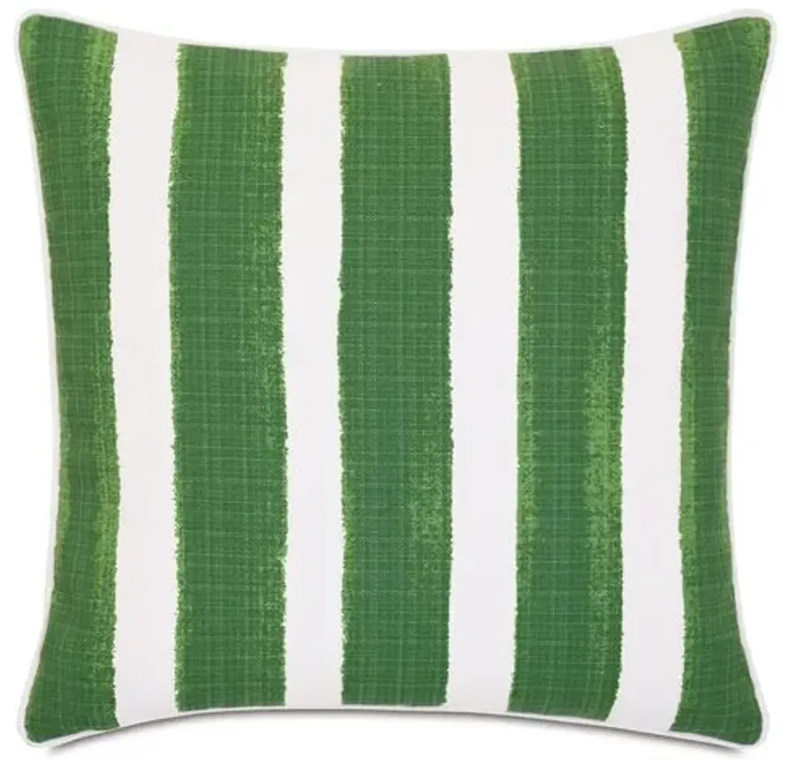 Pergola Outdoor Pillow - Basil/White