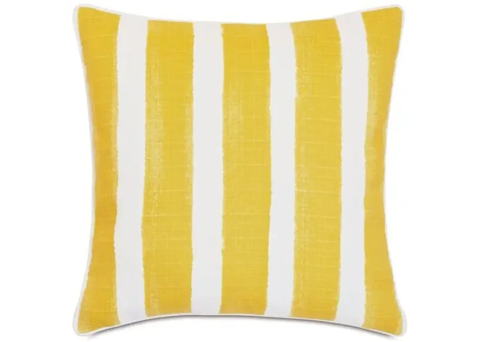 Pergola Outdoor Pillow - Yellow/White