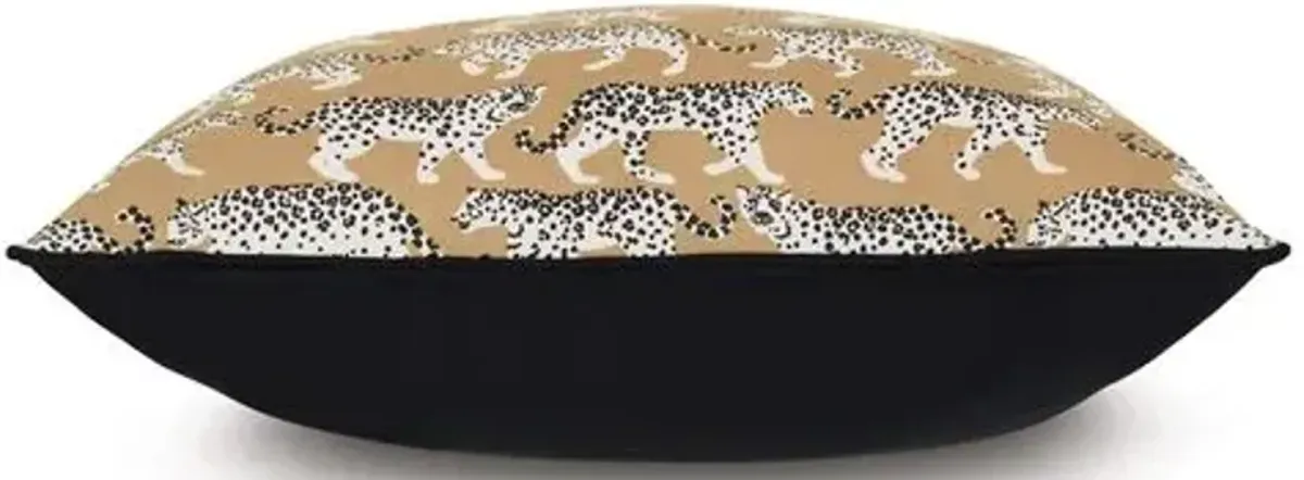 Adira 20x20 Outdoor Pillow - Khaki Leopard