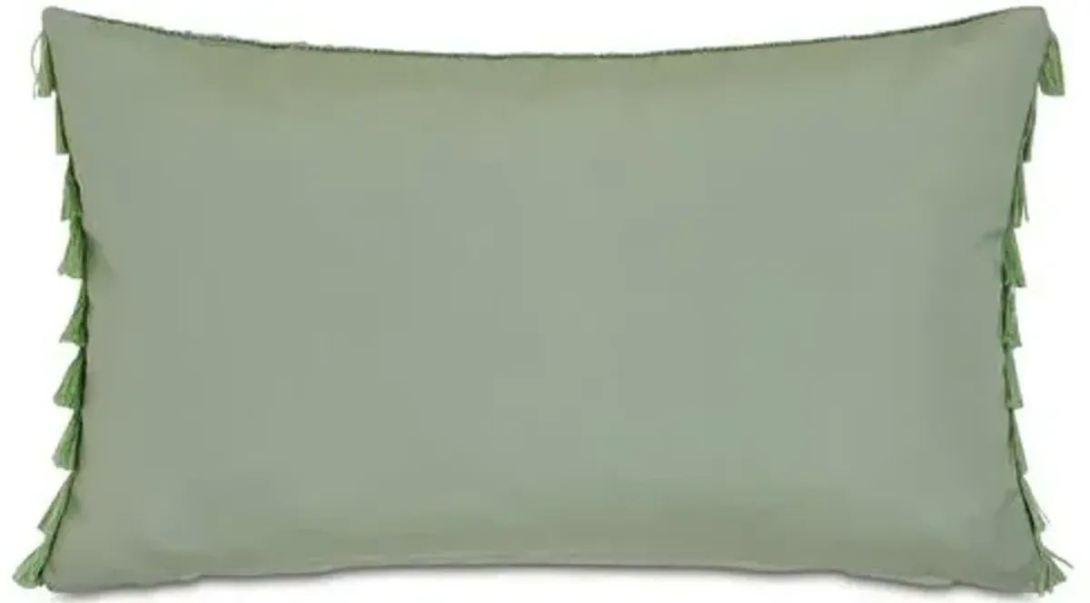 Faye Lumbar Outdoor Pillow - Mint