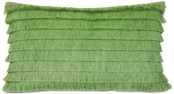 Faye Lumbar Outdoor Pillow, Mint