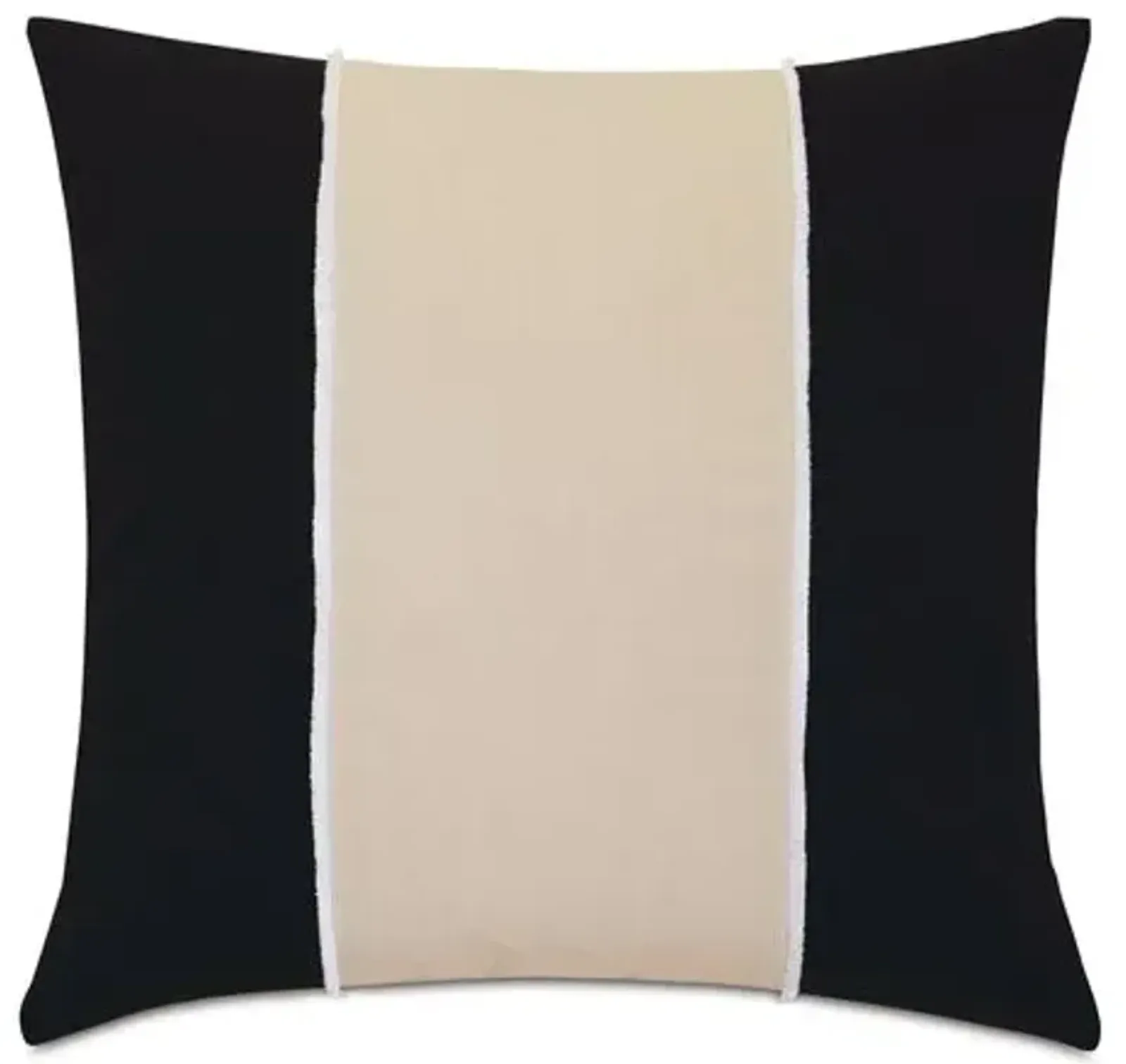 Zuri 20x20 Outdoor Pillow - Sand/Black