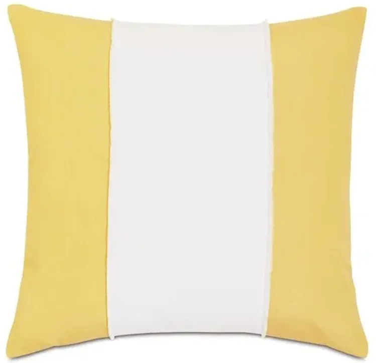 Zuri 20x20 Outdoor Pillow - Yellow/White