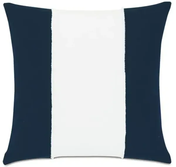 Zuri 20x20 Outdoor Pillow - Navy/White