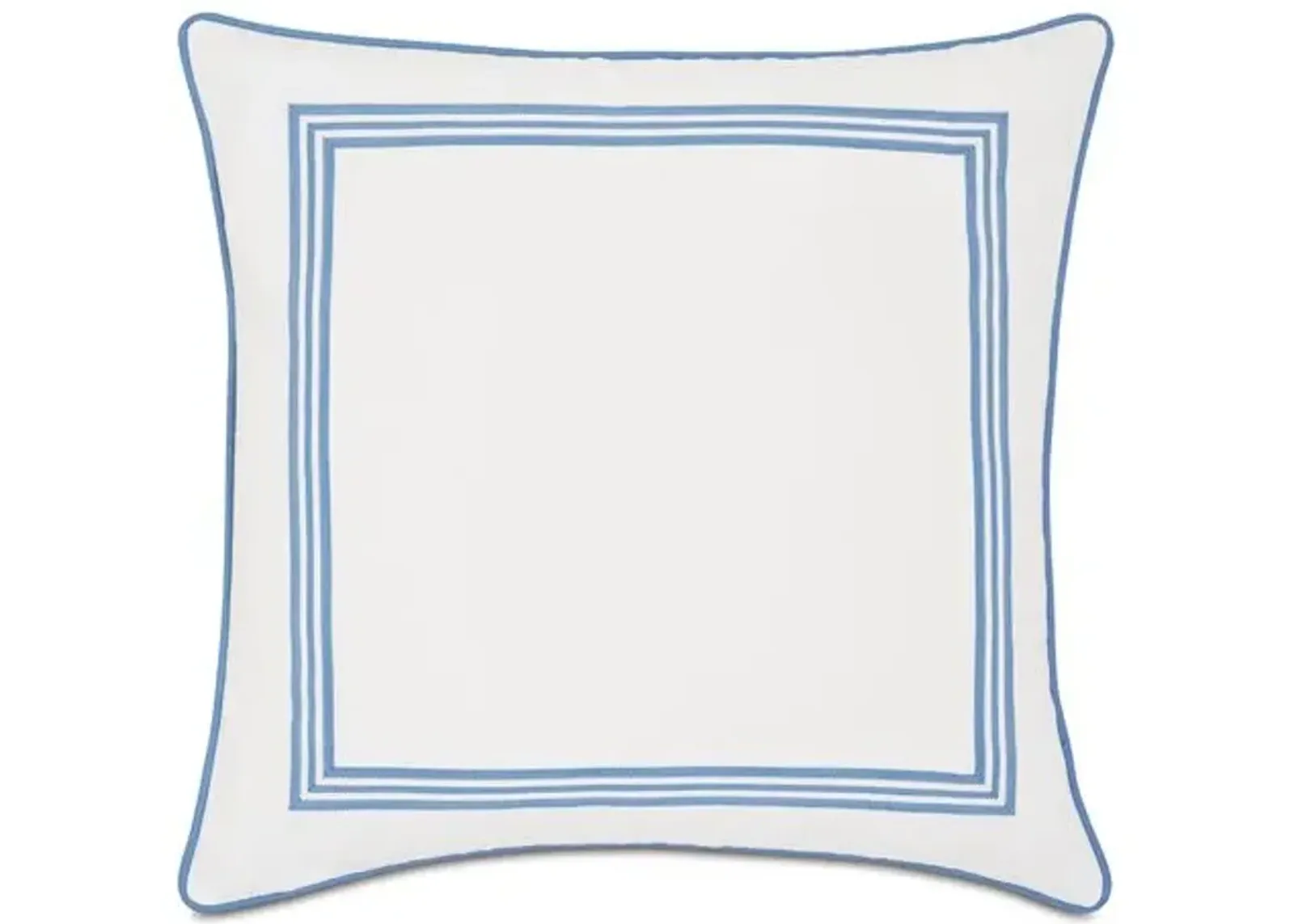 Willa 20x20 Outdoor Pillow - White/Blue