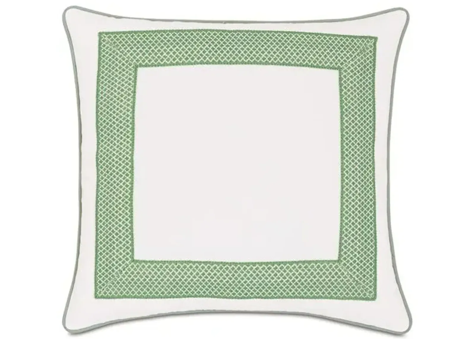 Willa 20x20 Outdoor Pillow - White/Celadon